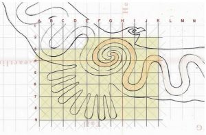 A drawing of the Snake Eagle Thinking Path