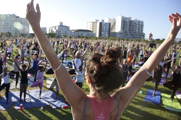 ‘Practice in the Park’ Yoga Fundraising event