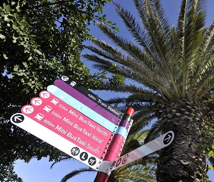 New MyCiTi Bus Station & Colour-coded Way-finding