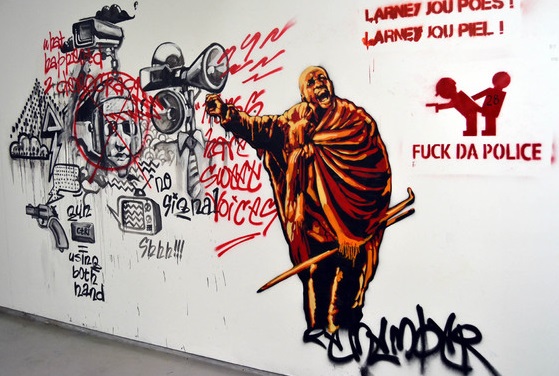 Tokolos Stencil Collective: ‘Crap’ art designed to unsettle