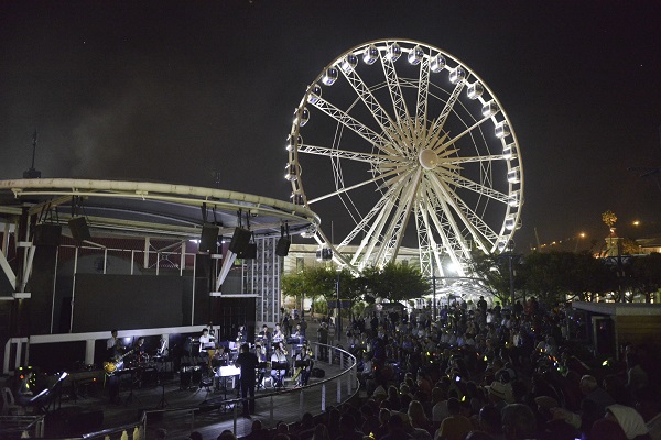 Earth Hour at the V&A Waterfront