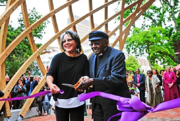 Arch for the Arch unveiled in celebration of Archbishop Emeritus Desmond Tutu’s 86th birthday