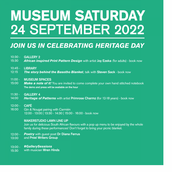 Rupert Museum Heritage Day Line-Up
