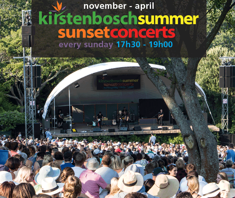 Hot Music at Kirstenbosch Summer Concerts