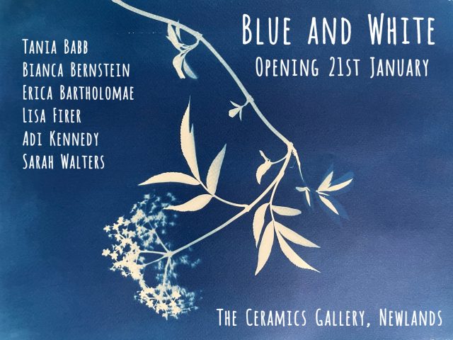 Blue and White Exhibition, Sarah Walters