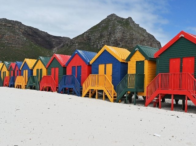 Muizenberg Beach huts back in FULL Colour!