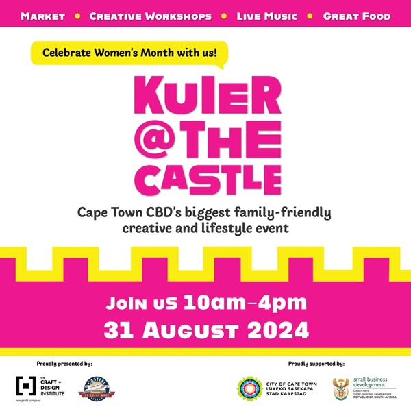 Celebrate creative women at Kuier@TheCastle – 31 August