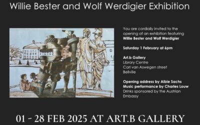 Dialogue – Willie Bester (Cape Town) & Wolf Werdigier (Vienna) at Art.b Gallery