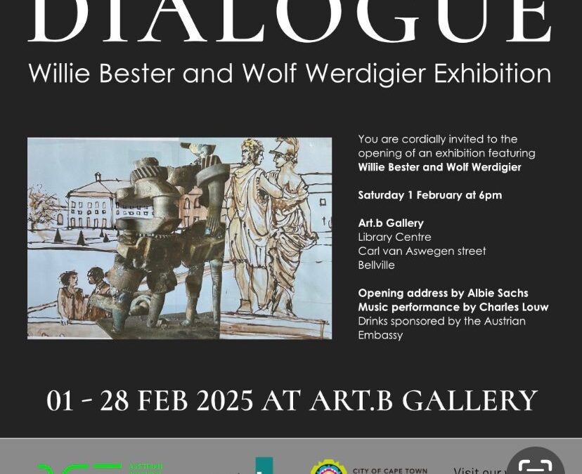 Dialogue – Willie Bester (Cape Town) & Wolf Werdigier (Vienna) at Art.b Gallery