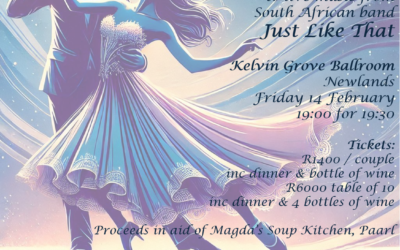 Valentine’s Day Charity Dinner Dance – Kelvin Grove – in aid of Magda se Sopkombuis