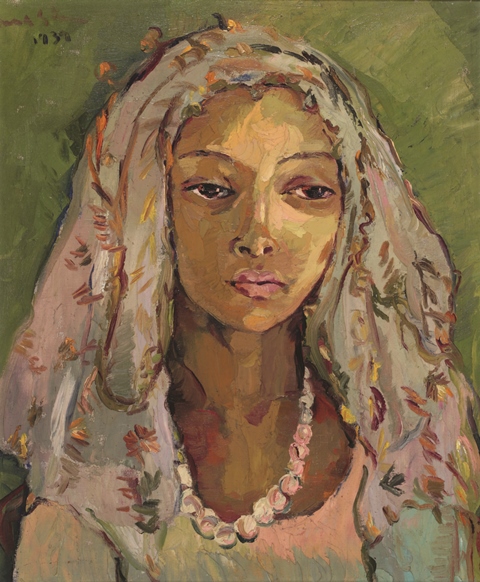 1968 15Stern Irma PortraitofaYoungMalayGirl oiloncanvas 1939